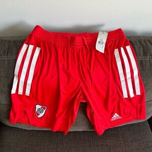 Adidas Authentic River Plate Basketball Argentina Red Shorts H49594 Men’s Sz: XL